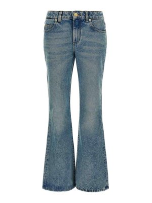 デニム・ジーパン STELLA MCCARTNEY Layered jeans Light Blue 6D03393SQH10 Stella Mccartney Layered Jeans - Light Blue | 6D03393SQH104545