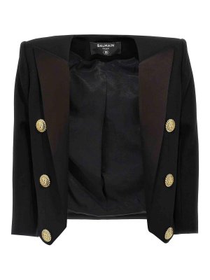Balmain: Vestes de costume - Blazer - Noir