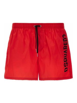 DSQUARED2: Bañadores y boxer de baño - Boxers De Baño - Rojo