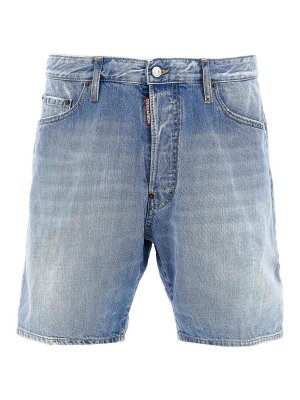 DSQUARED2: Hosen Shorts - Shorts - Hellblau