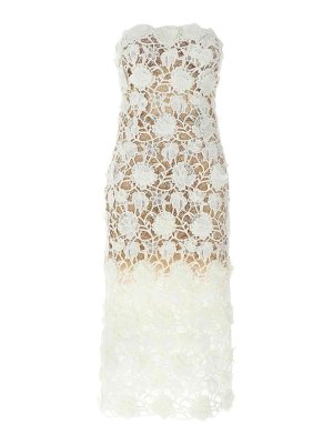 ERMANNO SCERVINO: Robe longueur genou - Robe Au Genou - Blanc