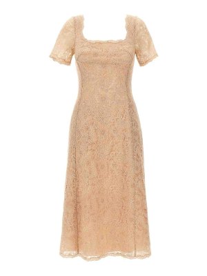 ERMANNO SCERVINO: Robe longueur genou - Robe Au Genou - Couleur Chair