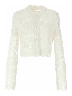 ERMANNO SCERVINO: cardigans - Macram Tulle Cardigan