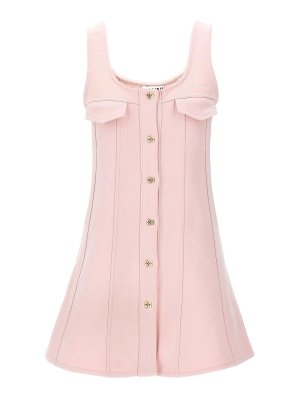 GANNI: ショートドレス - ショートドレス - ヌードカラー