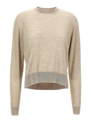 JIL SANDER: クルーネック - クルーネック - ベージュ