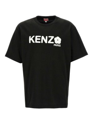 Tシャツ・カットソー VERSACE Men T Shirts 10133021A13401 2B510 Black Versace Black Cotton T-Shirt - Black - Men | 10133021A134012B510
