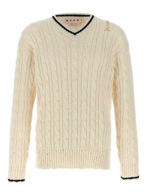 Marni: cardigans - V Neckline Sweater
