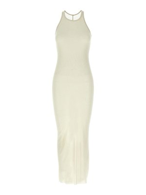 RICK OWENS: knee length dresses - Ribbed Dress