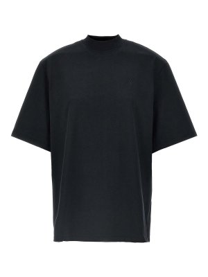 Tシャツ・カットソー THE ATTICO Women Tunic Tops 250WCL00001 100 BLACK Black The Attico t-shirts for women's Black 2025