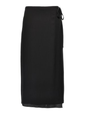 Theory: Knee length skirts & Midi - Cl Tie Wrap Skirt