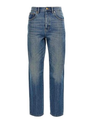 TORY BURCH: jeans bootcut - Jeans sottili