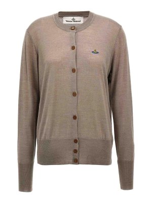 VIVIENNE WESTWOOD: カーディガン - カーディガン - ベージュ