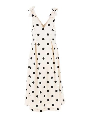 ZIMMERMANN: knee length dresses - Crush V Neck Midi Dress
