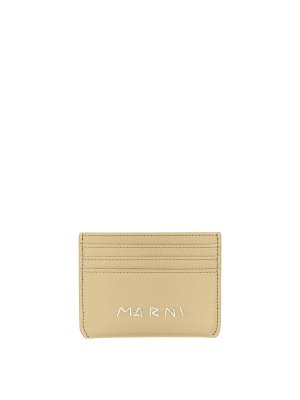 Marni: wallets & purses - Logo Card Holder
