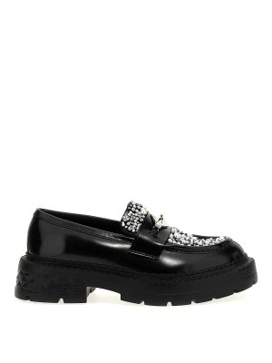JIMMY CHOO: Loafers & Slippers - Marlow Diamond Loafers