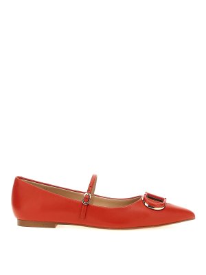 フラットシューズ TWINSET SS25 'Oval T' ballet flats (251TCP064 00006) 251TCP064_00044_02?quality=