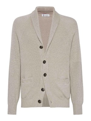 BRUNELLO CUCINELLI: cardigans - Cardigan Sciallato