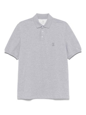BRUNELLO CUCINELLI: ポロシャツ - ポロシャツ - グレー