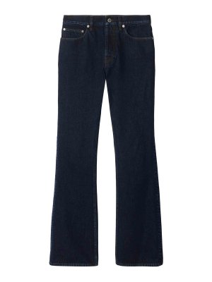 デニム・ジーパン BURBERRY DARK BLUE FLARED JEANS Burberry Denim Flared - Dark Wash - Women | 8099386 | thebs.com