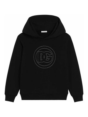 Dolce & Gabbana Jr: Sweatshirts und Pullover - Sweatshirt - Schwarz