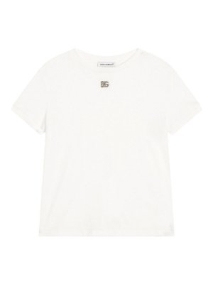 Dolce & Gabbana Jr: Camisetas - Camiseta - Blanco