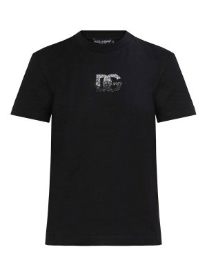 DOLCE & GABBANA: Tシャツ - Tシャツ - 黒