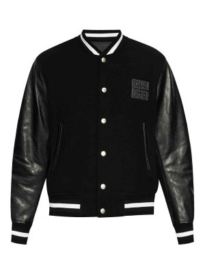 GIVENCHY: Chaquetas Bomber - Chaqueta Bomber - Negro