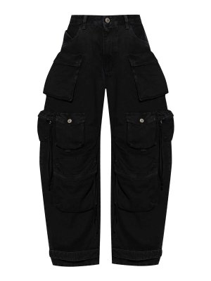 ANN DEMEULEMEESTER ブラック ストレートデニム Ann Demeulemeester ストレートジーンズ - 黒 | B0011430FA038099