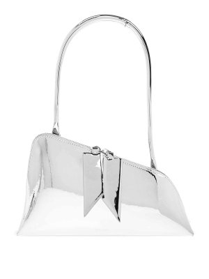 The Attico: クロスボディバッグ - クロスボディバッグ - 銀