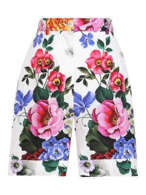 DOLCE & GABBANA: Hosen Shorts - Shorts - Weiß