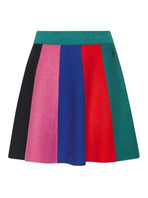 J.W. ANDERSON: minigonne - Gonna in maglia sciarpa con pannelli