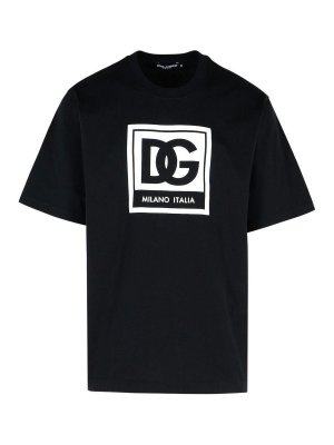 Tシャツ・カットソー VERSACE Men T-shirt Black 10133021A13401 2B510 Versace Black Cotton T-Shirt - Black - Men | 10133021A134012B510