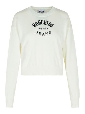 MOSCHINO JEANS: クルーネック - クルーネック - 白