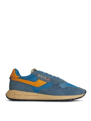 AUTRY: trainers - Reelwind Blue Suede Sneakers