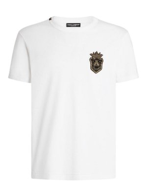 DOLCE & GABBANA: t-shirts - Embroidered t-shirt