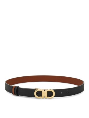 FERRAGAMO: Cinturones - Cinturón - Negro
