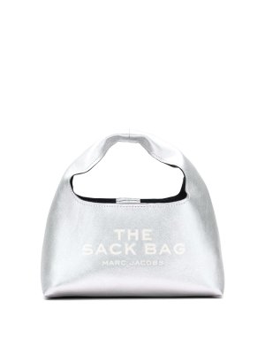 MARC JACOBS: totes bags - Silver Leather bag
