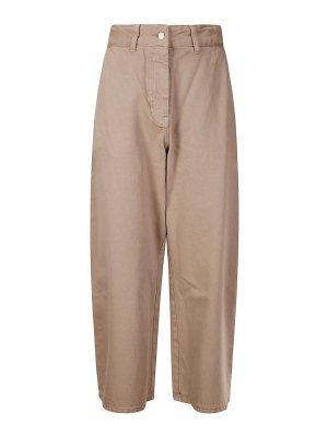 STUDIO NICHOLSON: casual trousers - Denim - Wide Crop Pant