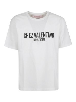 VALENTINO GARAVANI: t-shirts - T-Shirt | Chez Valentino | Cotton Jersey