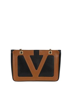 VALENTINO GARAVANI: トートバッグ - トートバッグ - 黒