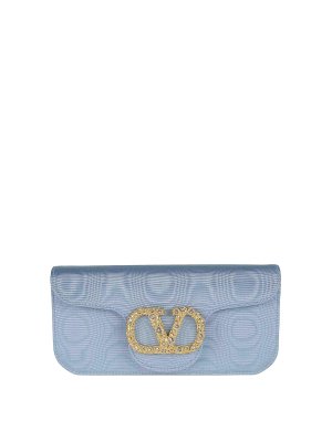VALENTINO GARAVANI: クラッチバッグ - クラッチバッグ - ブルー