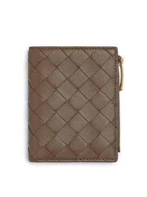 BOTTEGA VENETA: 財布＆ポーチ - 財布 - ブラウン