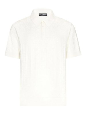 DOLCE & GABBANA: polo shirts - Polo Shirt With Dg Logo