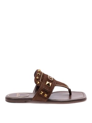 VALENTINO GARAVANI: sandals - Vg Plaster Caster Thong Sandals