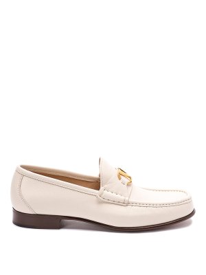 VALENTINO GARAVANI: Mocassins & Chaussures bateau - Mocassins - Blanc