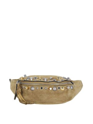 Furla Sleek hammered leather belt bag - Black - Women | 1056722