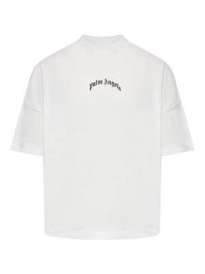 Palm Angels: Tシャツ - Tシャツ - 白