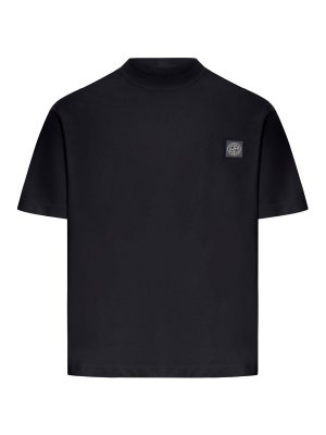 Barrow Black Cotton Orso T-Shirt - Black - Men | S5BWUATH164110