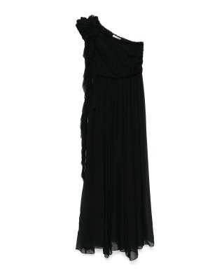 ワンピース Coperni SS25 KNITTED HALTER NECK DRESS (COPML135Y3010 BLK) Coperni Halter neck knitted dress | The Fashion Square