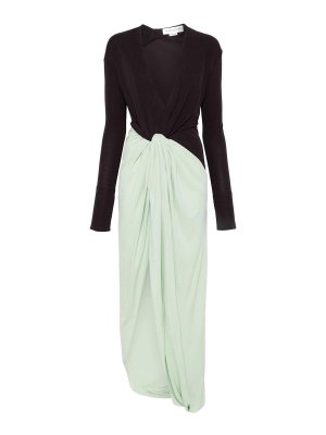 VICTORIA BECKHAM: maxi dresses - Long Sleeve Knot